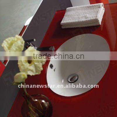 Wall Hung Black PVC Vanity