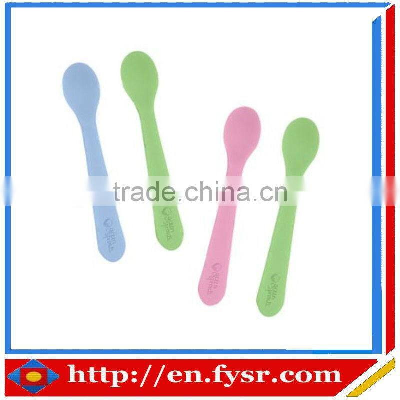 Eco-friendly silicone bady spoon