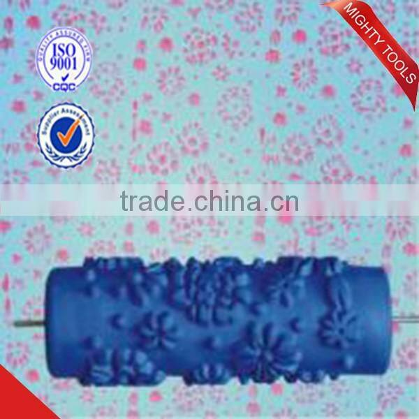 TEXTURE PAINT ROLLER WITH DECORATE MACHINE SOFT RUBBER PATTERN PAINT ROLLER