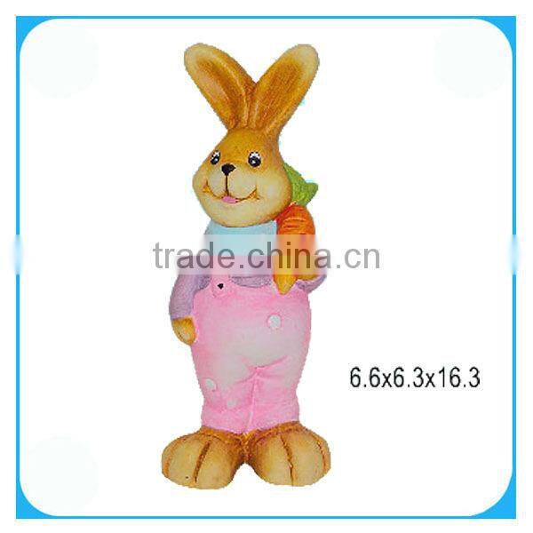Hot sell easter bunny rabbit with flower pot
