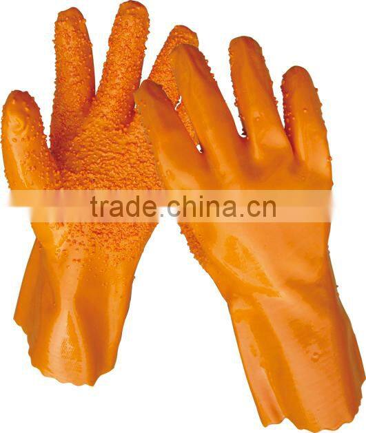 Whole sale Chemical resistant PVC gloves