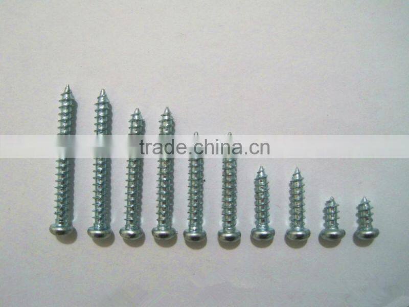 Din7981 pan head self tapping screw tapping made in China