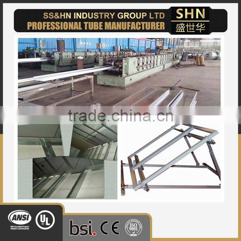 Alibaba top recommend standard size of perforated steel c channel