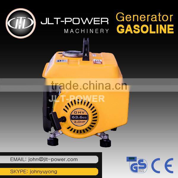 JLT POWER 600watt gasoline generator set with CE GS