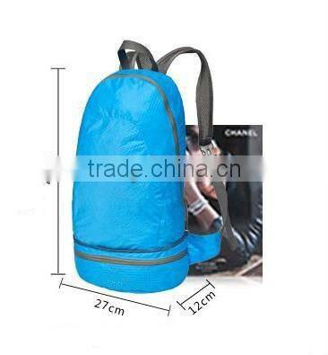 New style waterproof nylon sport waist bag/sport backpack with Dual-purpose bag