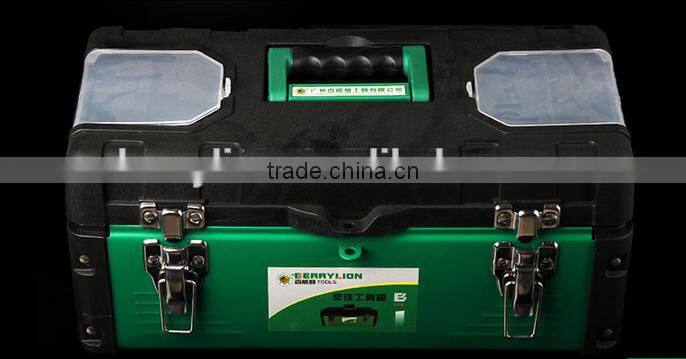 Berrylion 14" 17" 19" Iron Plastic Toolbox Best Design Toolbox from China
