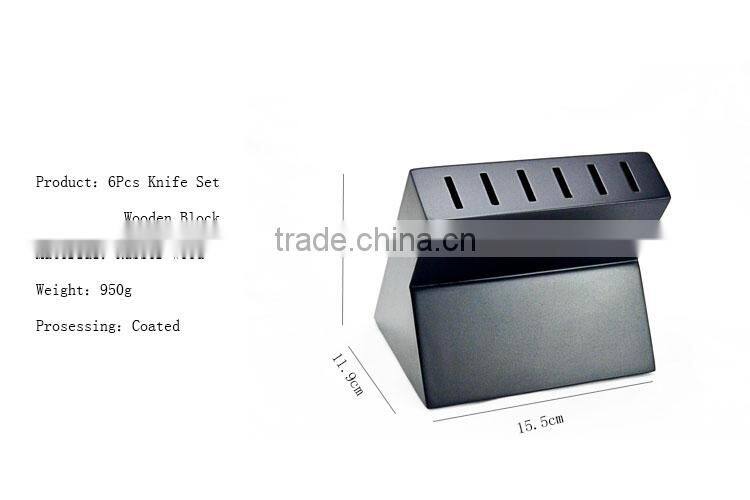 11pcs Kitchen Knife Set With 3CR13+Pakka Wood+Forged