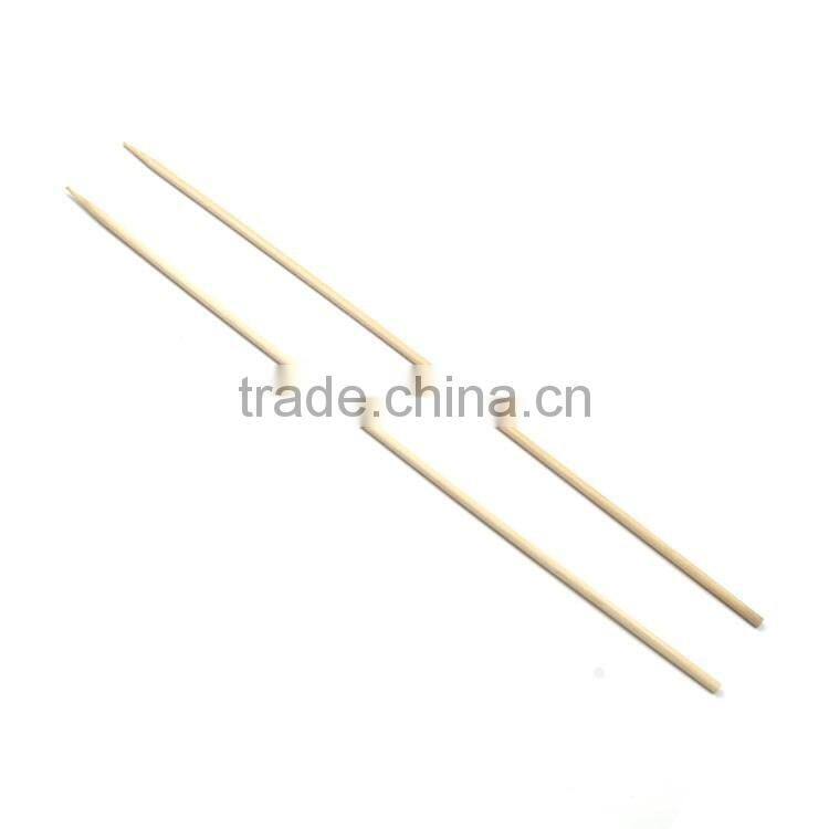 100pcs food grade round bamboo rotating bbq skewers