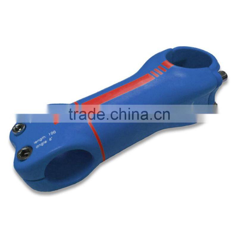 6 and 17 degree colorful super light full carbon fiber T700C bicycle 3k UD stem