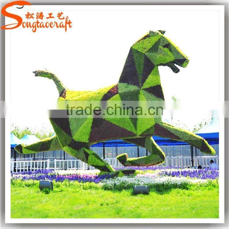 Can be customize Landscape garden plastic aritificial grass topiary high simulation artificial grass topiary for sale