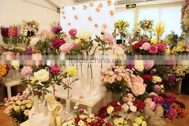 valentine single stem artificial eva lily flowers