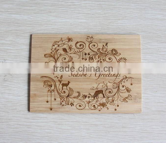 2014 year card beautiful bamboo greeting cards