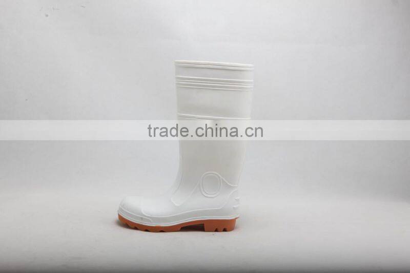 White PVC Safety Working Gumboots for Special Situation