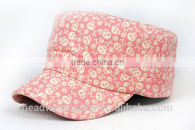 Fashion printed Running Man Military Caps With Dongguan Factory