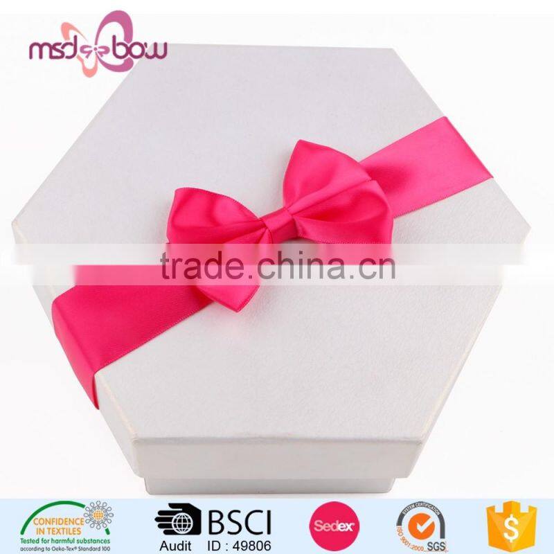 ribbon bow for gift wrapping box