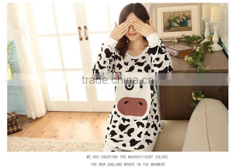 autumn girl han edition long sleeve pajamas