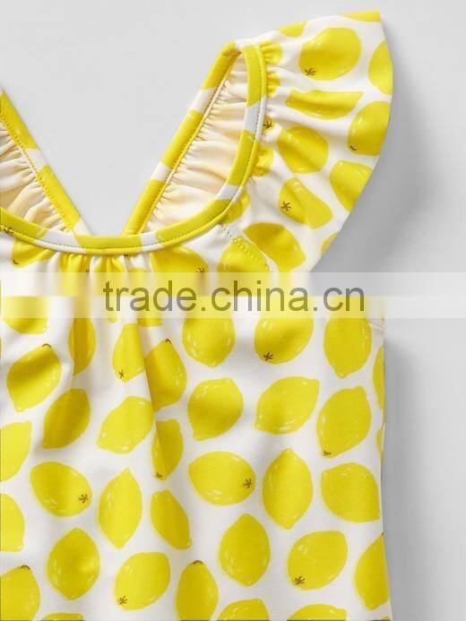 Baby Grils Flutter One-piece Swimsuit & Kids swimwear HSD5040