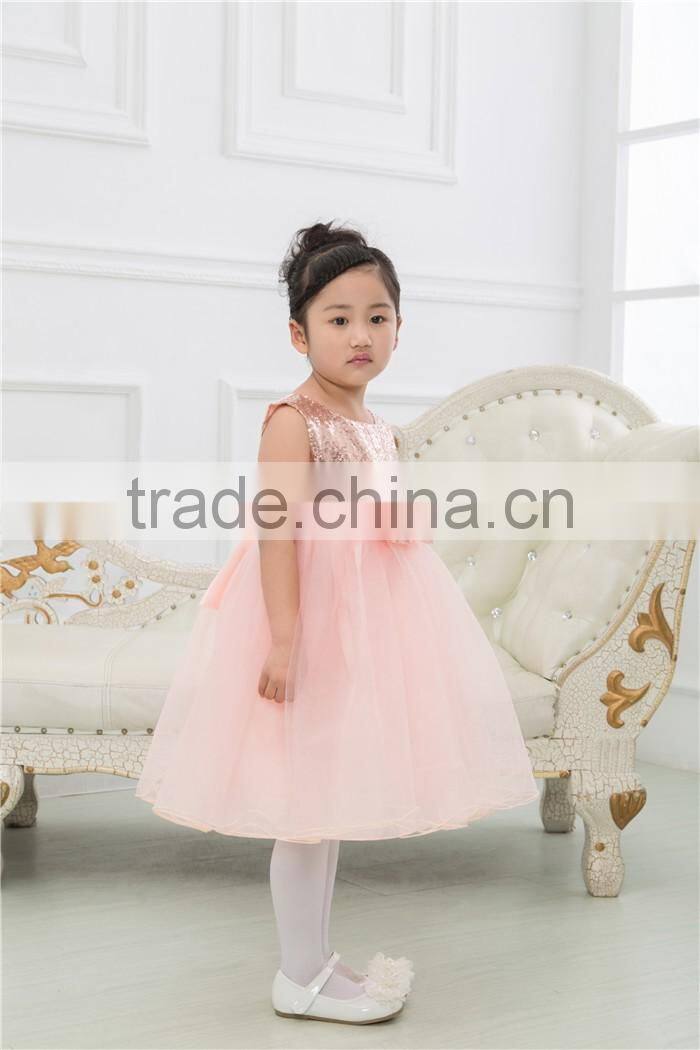 2017 New Spring Baby Valentine Princess Dress Baby Frock Design Girls Sequins Dress Names With Pictures