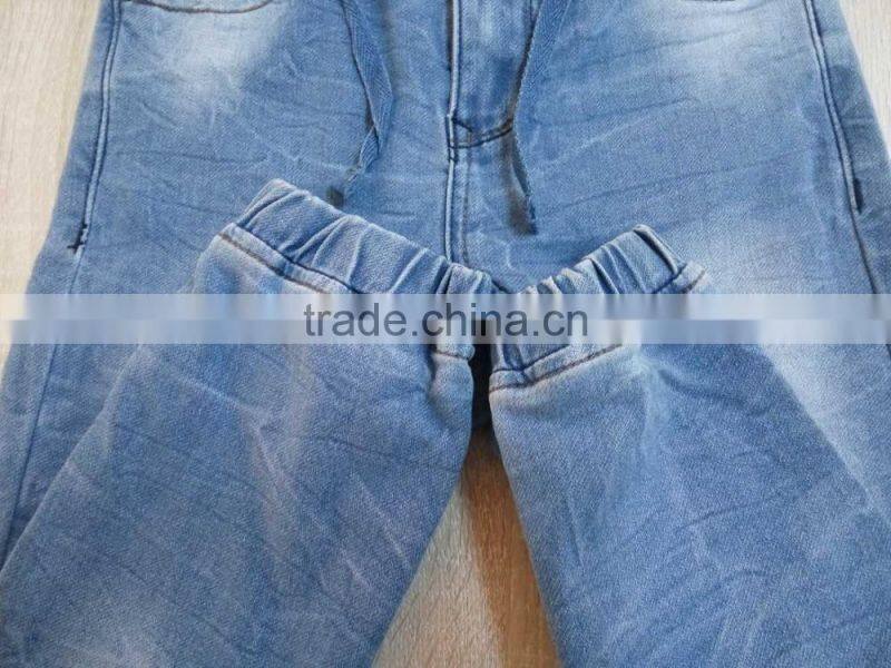 GZY High quality fulli size raw denim jeans for kids