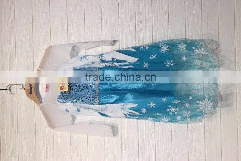 GZY 6-16year old red princess dress in stock