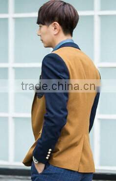 GZY wholesale stock men suit neck design