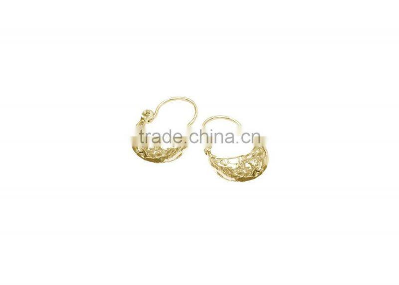 Indian Artificial Gold Plated Hoop Earrings