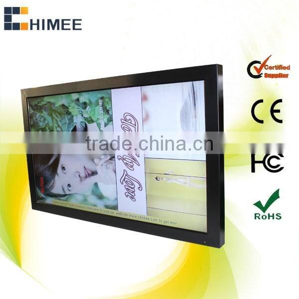 transparent color lcd display/LCD monitor for advertisement/55inch transparent lcd monitor