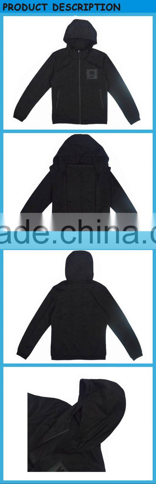 Plain Black Autum 2018 Popular Hot Product Discount Men Coats