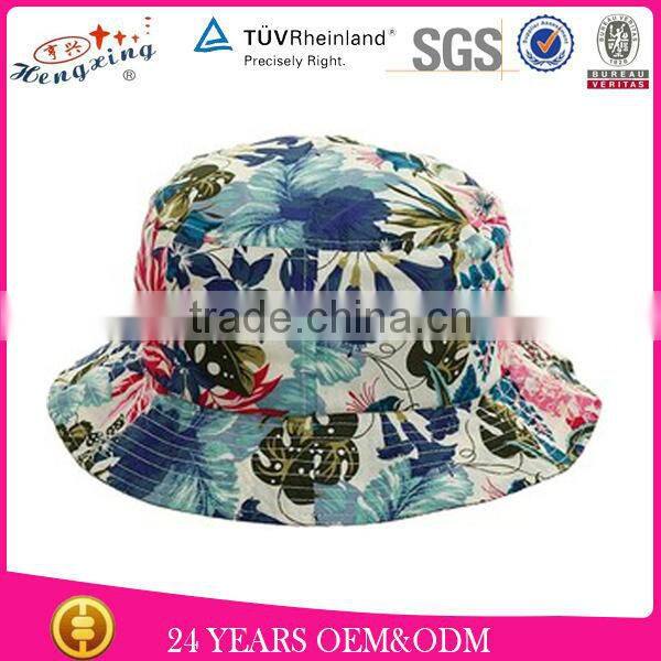 Custom Woven Label 100% Cotton Kids Plain Bucket Hat Wholesale