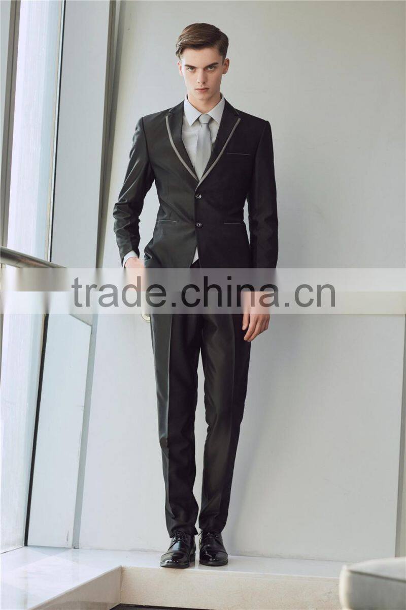 OEM Custom Made Stock China Cheap Men Suits Man Coat Pant Suit