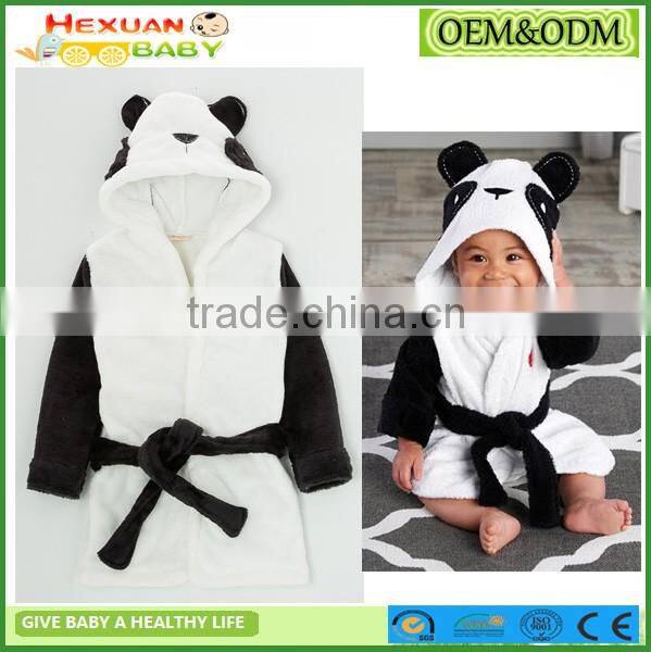 factory bath towel robe for kids fleece robe 2017 New OEM
