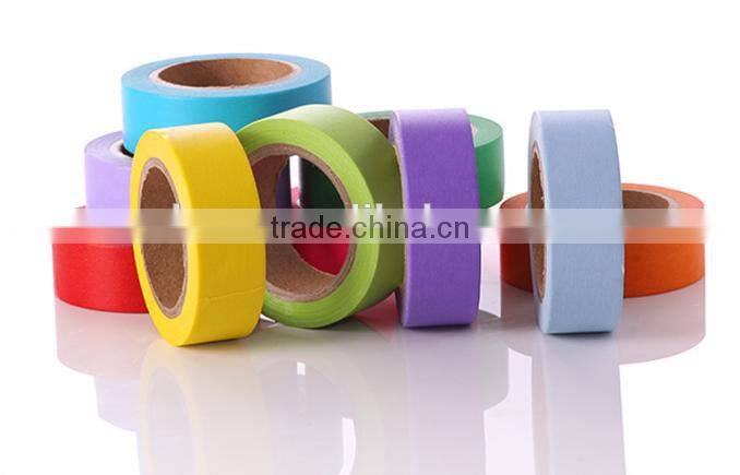 10 pure colors washi tape one set adhesive paper carton packing