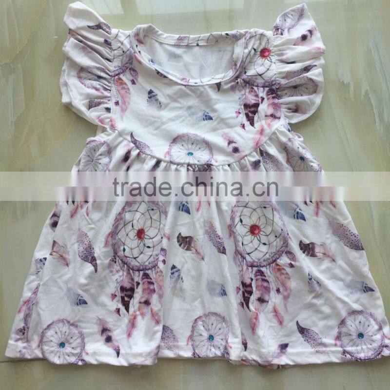 WY-653 Cute Girl Dresses in Stock Kids Frocks Online 1 Year Old Birthday Dress for Baby Girl