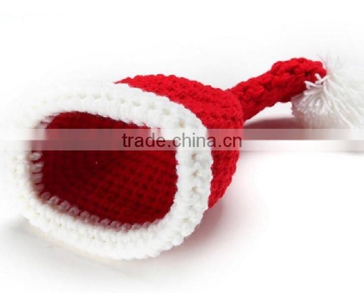 Wholesale autumn and winter season snow Christmas hat + pants+ shoe 3 pieces/set for baby and child