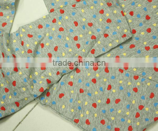 New design long john winter thermal underwear cotton printing women long john underwear