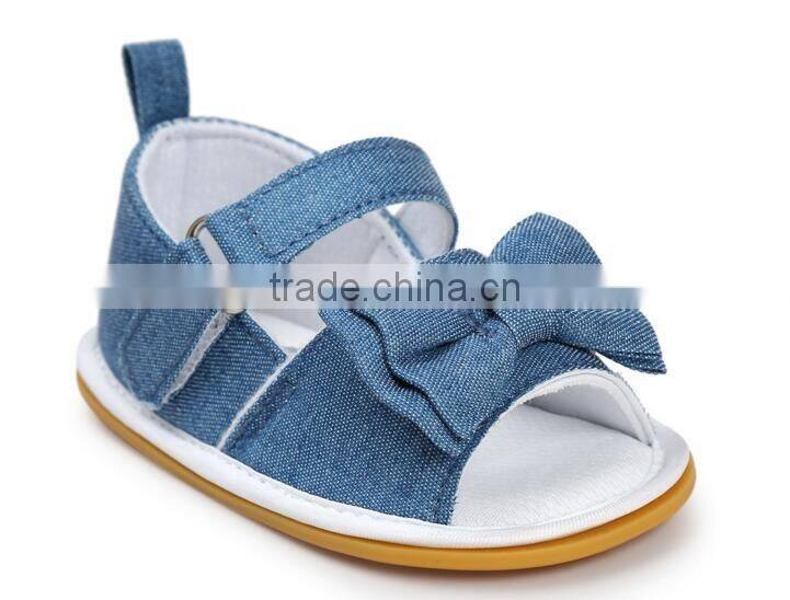 denim baby girl shoes, stripe baby girl shoes