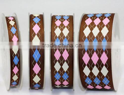 hi-ana ribbon 193 Lattice Printed Ribbon Princess Grosgrain Ribbon Printed Grosgrain Ribbon