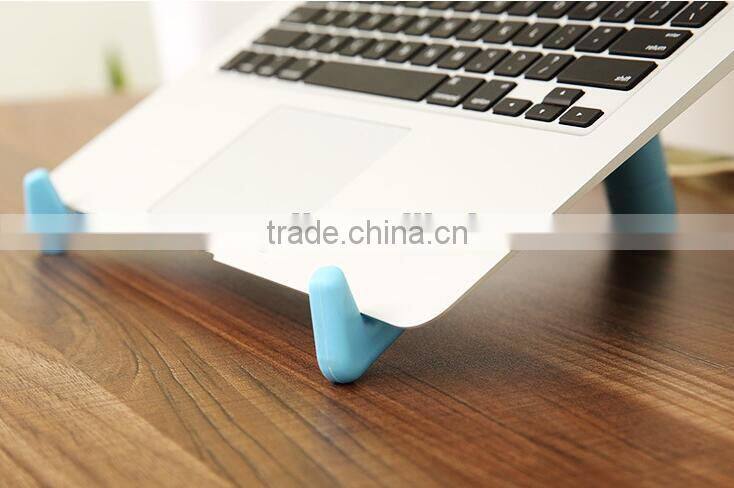 Ergonomic height adjustable Portable folding laptop Ipad stand in bed laptop stand