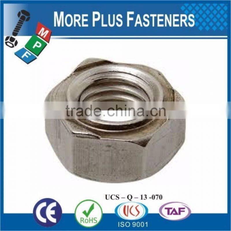 Made in Taiwan DIN 929 Hexagon Weld Nut DIN 929