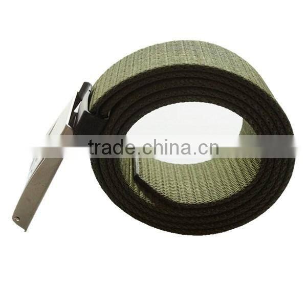 100% nylon military belt with buckles