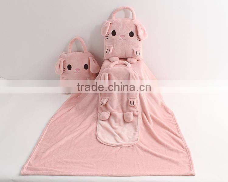 Custom comfortable and safe baby blanket animal baby blanket toys
