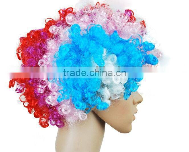 Rio de Janeiro Wigs,2014 World Cup Brazilian Wigs,Cheap Wigs Dubaa Fashion,Multi Directional Fan