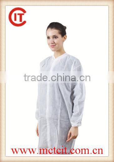 New design white lab coat with great price