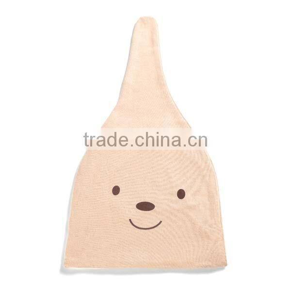 winter warm korea style 100%cotton cute boys&girls bear pattern beautiful baby hat