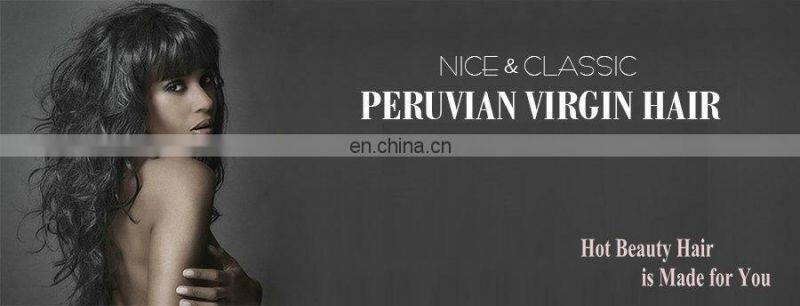 Full Cuticle Virgin Peruvian One Young Girl Donor Virgin Straight Hair