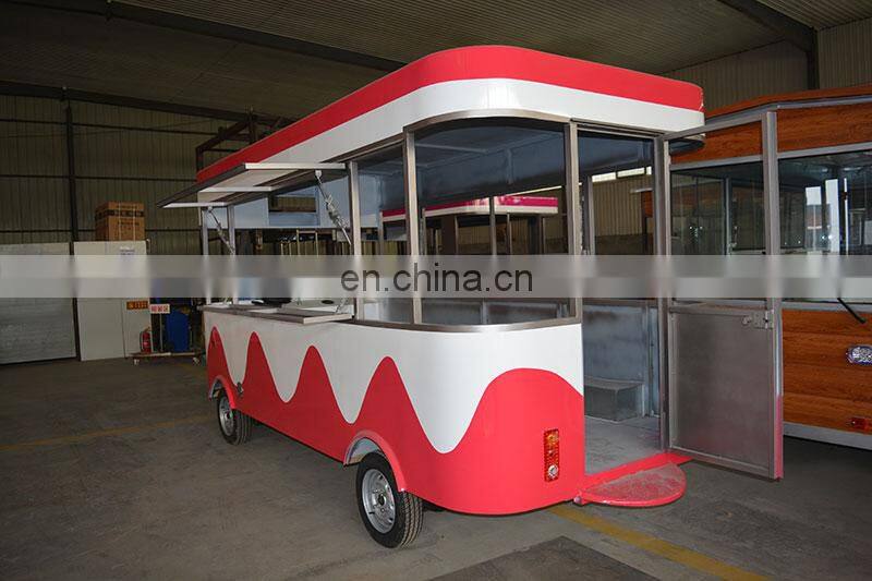 Australia standard mobile food trailer/ towable food trucks for sale