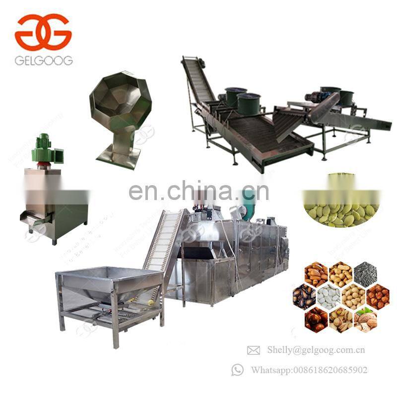Widely Used Chickpea Chestnut Pine Nut Melon Seed Almond Roaster Equipment Pumpkin Seeds Roasting Machine