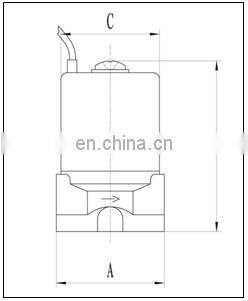2 way normally closed direct acting proportional fuel dispenser solenoid valve