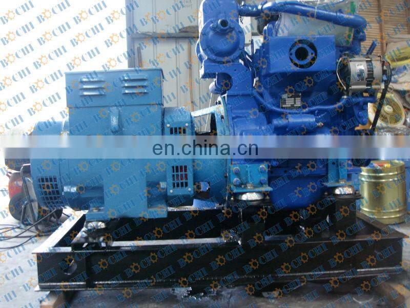 turbocharged electric start water cooled marine diesel generator set