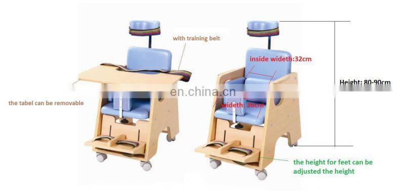 Rehabilitation cerebral palsy chairs for children